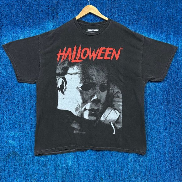 Halloween Michael Myers Callin Oversized Horror Movie Tee XL - Picture 1 of 4